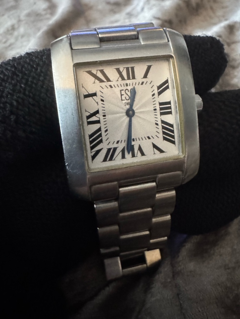 ESQ Women’s Tank Wrist Watch Stainless Steel